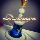 dubai colour smoke glass hookah shisha with 1m hose